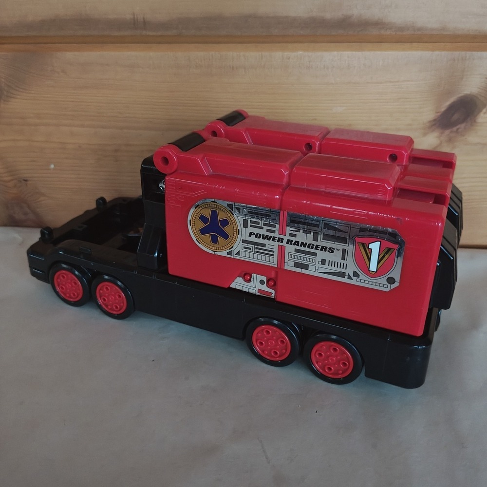 Bandai Power Rangers Lightspeed Rescue Pyro 1 Zord 1999 Fire Truck Incomplete C3